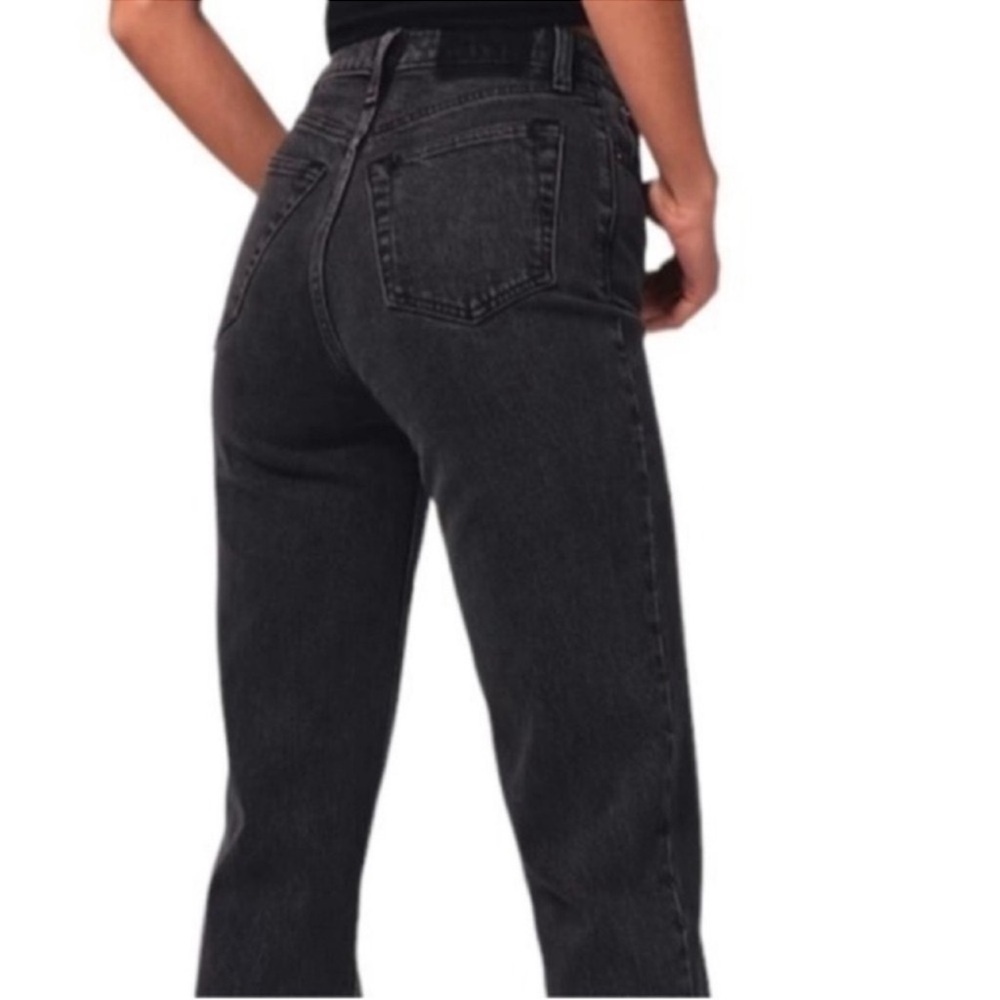 Abercrombie & Fitch Ultra High Rise 90s Straight Jeans Women’s Size 24 - Picture 4 of 6